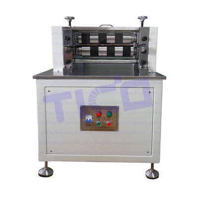 Máy cắt điện cực với chiều rộng 350mm thiết bị phòng thí nghiệm tế bào hình trụ 1.1KW
