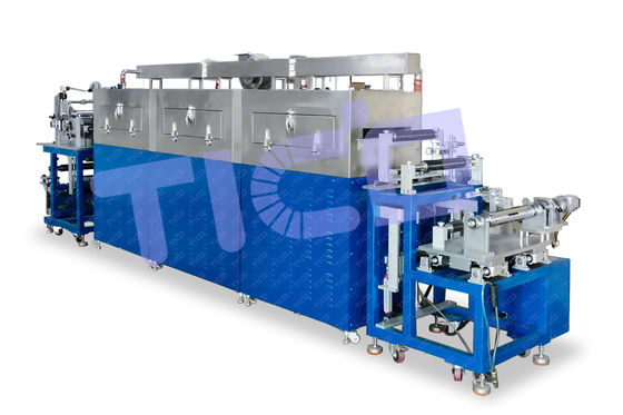 mua Chuyển đổi cuộn để cuộn lớp phủ máy với ba phần sấy ủi lò sản xuất trực tuyến
