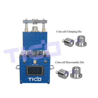 Máy nghiền điện tế bào tiền xu cho dây chuyền sản xuất tế bào nút phòng thí nghiệm CR2032 CR2025 CR2016