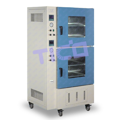 90L 2 Chamber Vacuum Drying Oven Để sưởi ấm điện cực pin