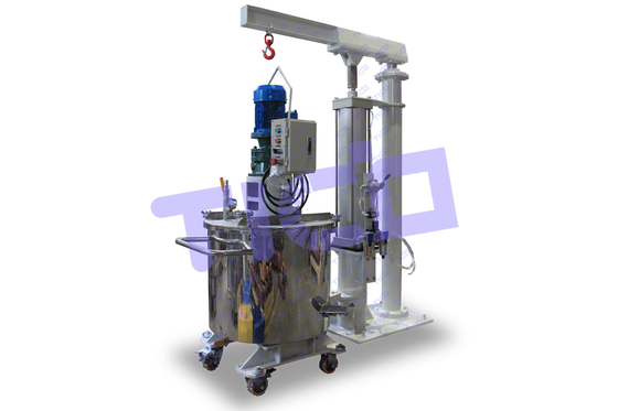 Máy nâng khí nén điều khiển bằng tay để nâng nắp thùng chuyển nhượng màu trắng