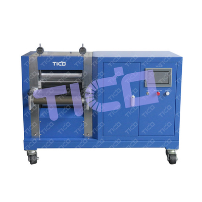 Roll to Roll Hydraulic Rolling Calendering Machine with 300mm Width Roller for Pouch Cell Pilot Line (Máy cuộn cuộn thủy lực với con lăn rộng 300mm cho dây dẫn thử nghiệm tế bào túi)